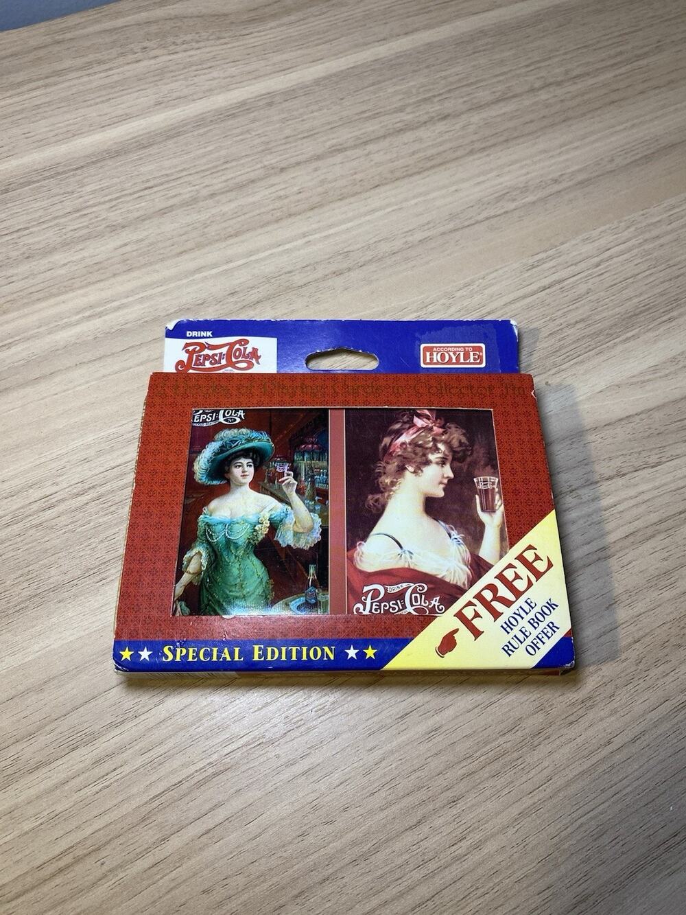 Vintage Pepsi Cola Playing Cards In Collectable Tins